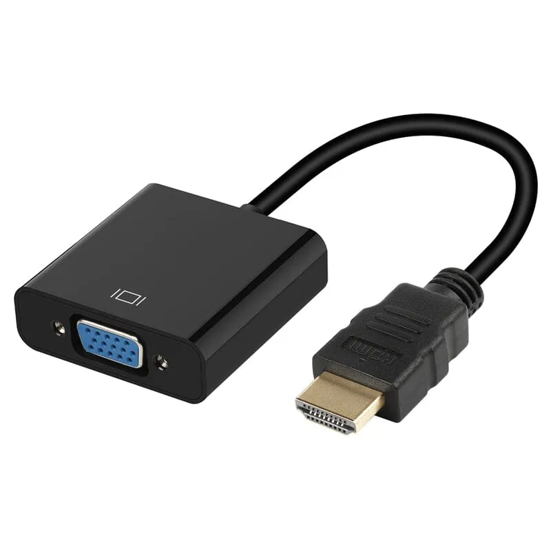 1080p HDMI to VGA Converter Cable - Display Port Male to VGA Female