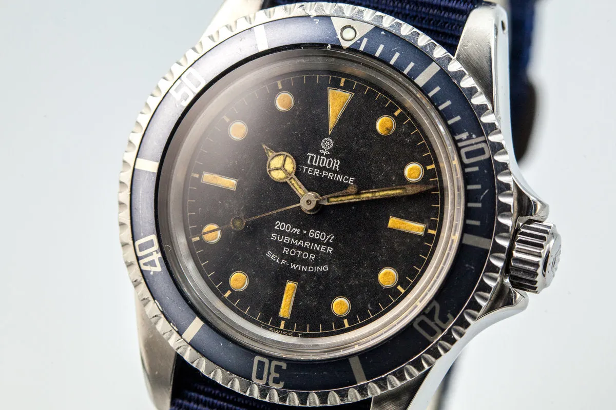 1964 Tudor Submariner 7928 Chapter Ring Dial