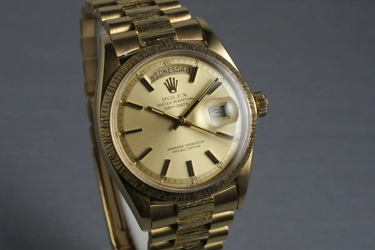 1967 Rolex YG Bark Day-Date 1807