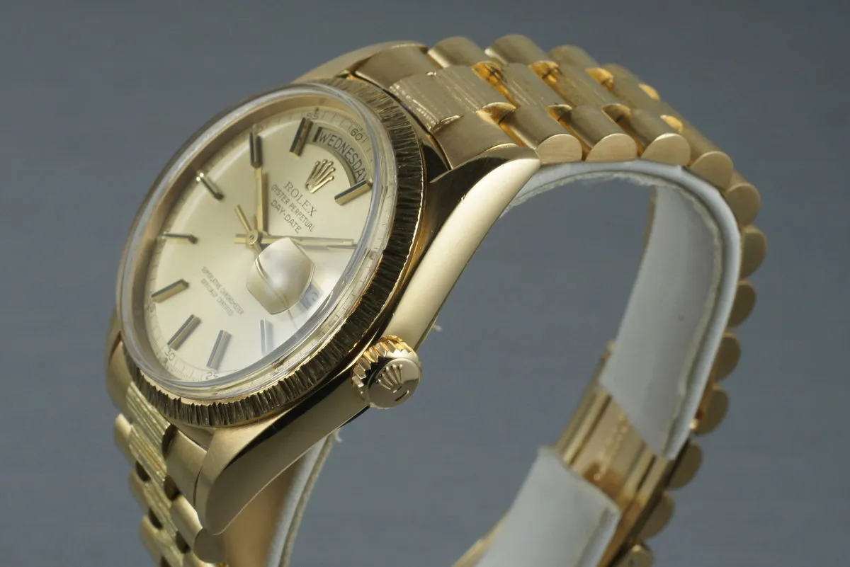 1967 Rolex YG Bark Day-Date 1807