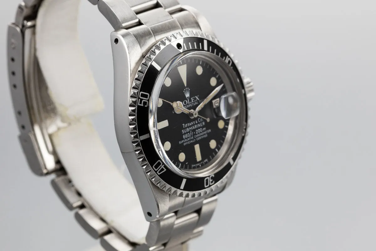 1977 Rolex Submariner 1680 with Tiffany Dial