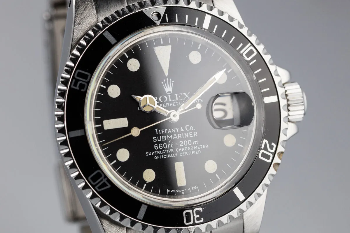 1977 Rolex Submariner 1680 with Tiffany Dial