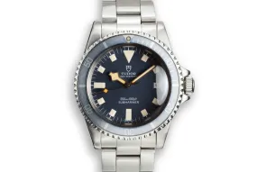 1979 Tudor Snowflake Submariner 94110 Blue Dial with Box and Papers