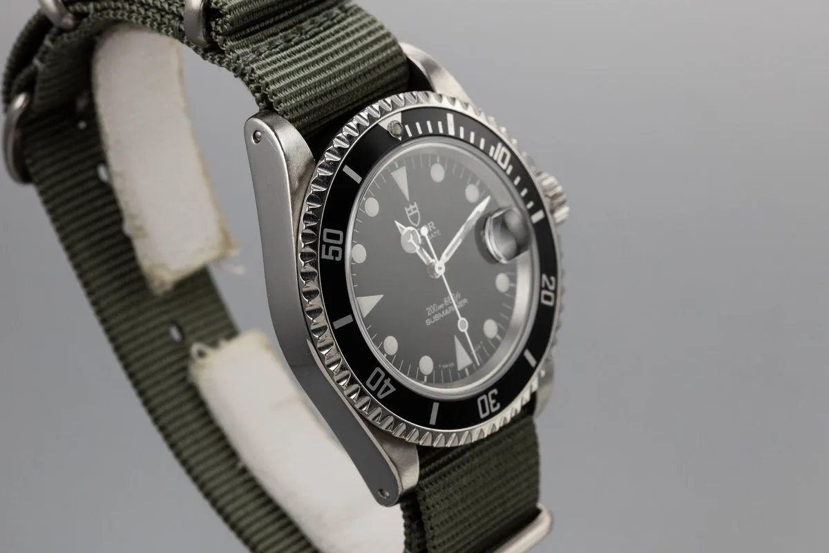 1995 Tudor Submariner Prince Date 79190 Black Dial