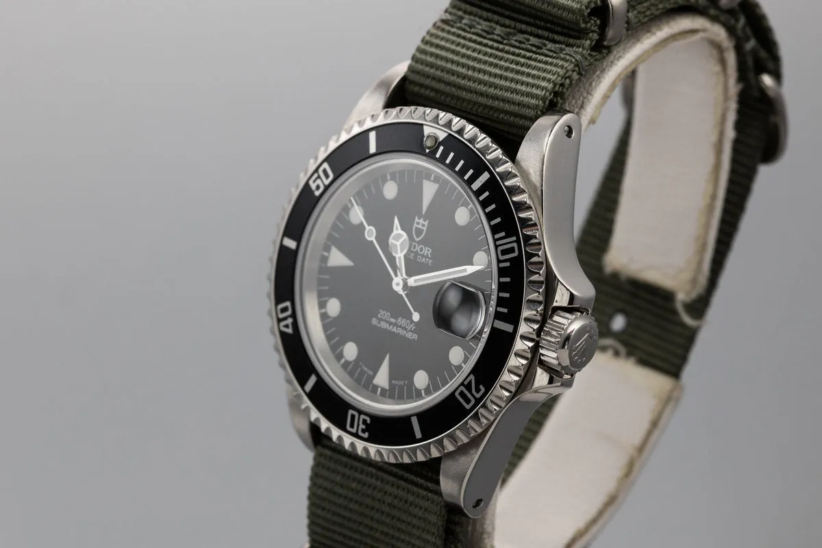 1995 Tudor Submariner Prince Date 79190 Black Dial