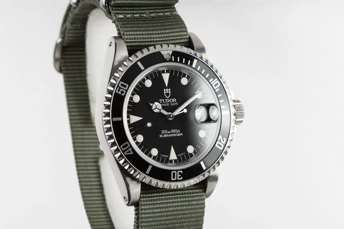 1995 Tudor Submariner Prince Date 79190 Black Dial