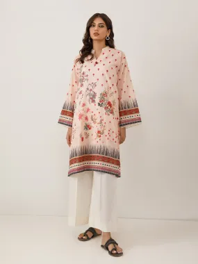 1pc Unstitched Digital Printed Lawn Slub Kurti