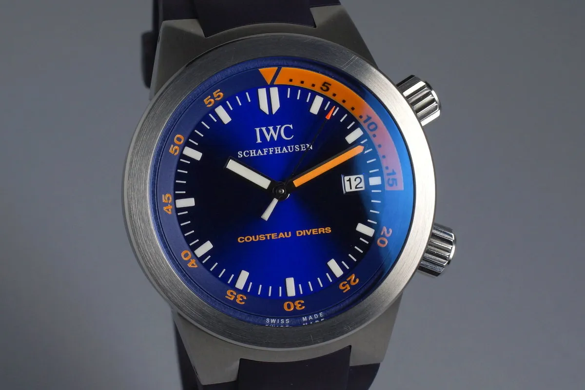 2006 IWC Aquatimer IW354806 with Box and Papers