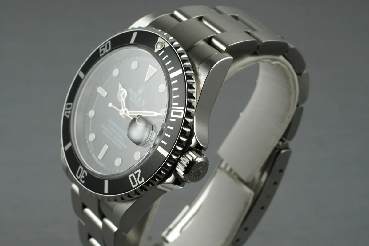 2006 Rolex Submariner 16610T with Box and Papers