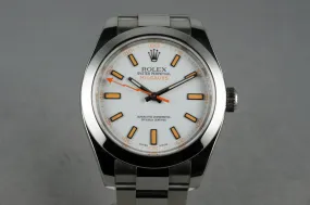 2007 Rolex Milgauss 116400 with Box and Papers