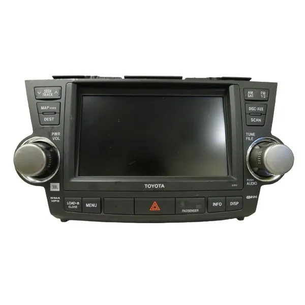 2008-2010 Toyota Highlander OEM GPS Navigation System 5th Gen E7017 Grade C JBL