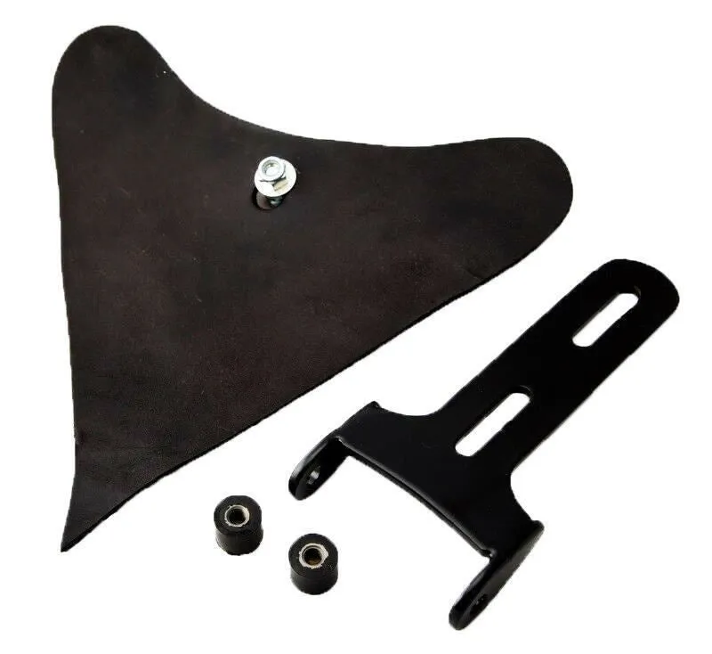 2010-2022 Spring Seat Sportster Brown Distressed Harley Hand tooled Mounting Kit