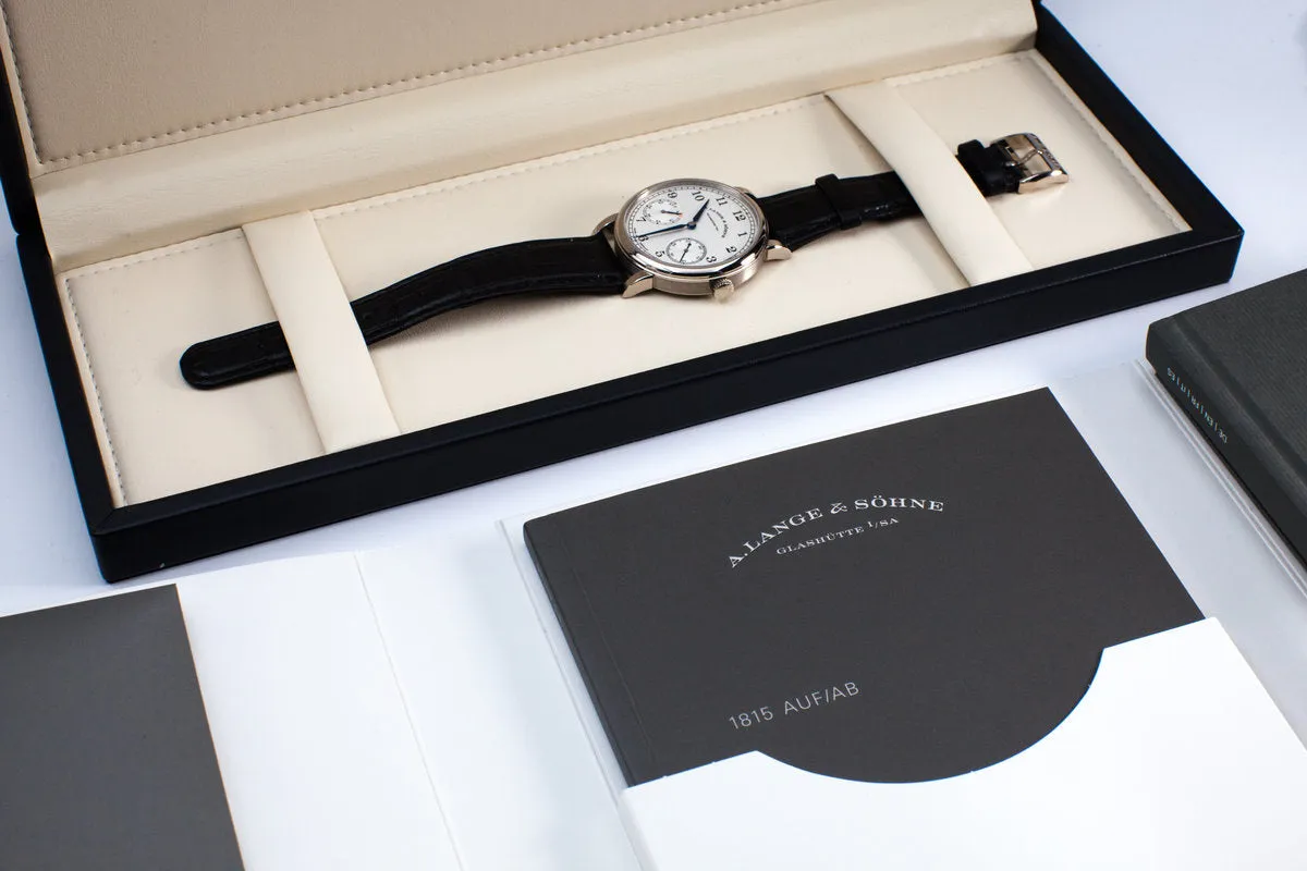 2014 A. Lange & Sohne WG 1815 Up/Down 234.026 with Box and Papers