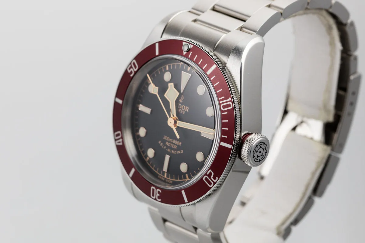 2017 Tudor Black Bay 79220R with Red Bezel Insert and Box and Papers