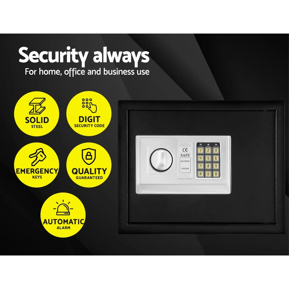 20L Digital Steel Safe with Alarm & Keypad – UL-TECH