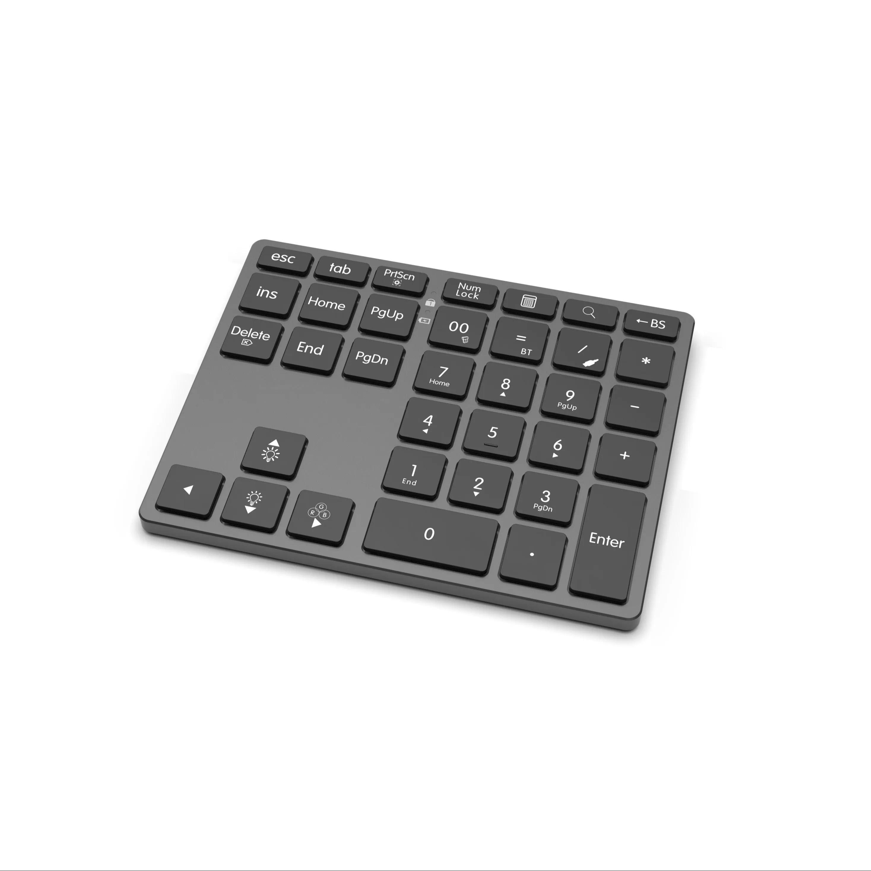 2.4G   Wireless Numeric Keypad Wireless Rechargeable Numpad Keyboard For IPad Laptop Wired Number Keyboard