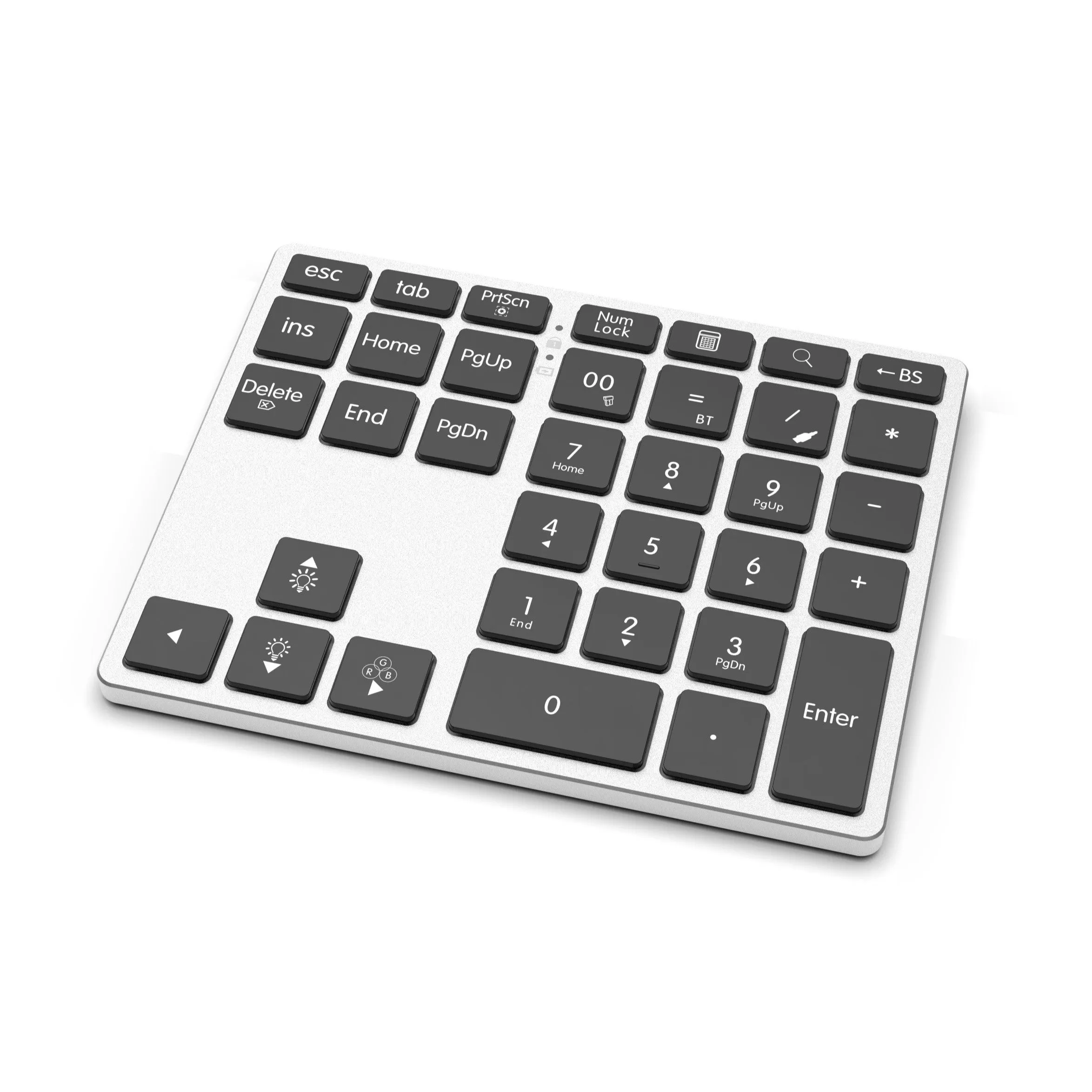 2.4G   Wireless Numeric Keypad Wireless Rechargeable Numpad Keyboard For IPad Laptop Wired Number Keyboard