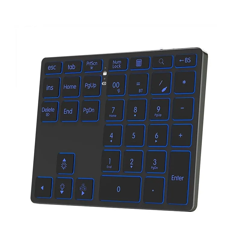 2.4G   Wireless Numeric Keypad Wireless Rechargeable Numpad Keyboard For IPad Laptop Wired Number Keyboard