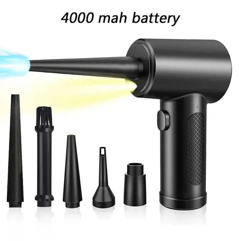 50000 RPM Compressed Air Duster Cordless Portable Rechargeable Wireless