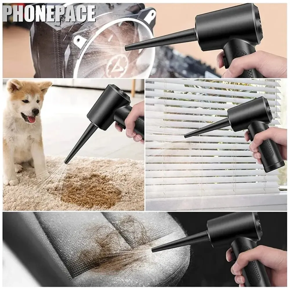 50000 RPM Compressed Air Duster Cordless Portable Rechargeable Wireless