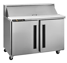 60'' Centerline by Traulsen 2 Door Refrigerated Sandwich/Salad Prep Table CLPT-6016-SD-LR