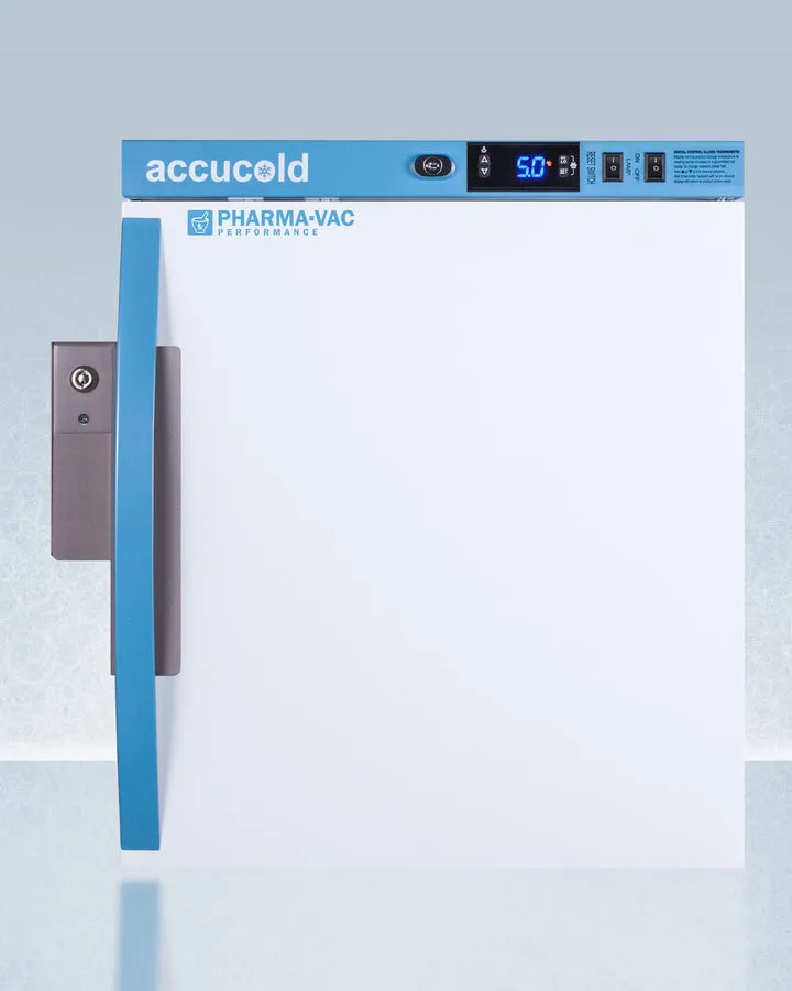 Accucold 18" Wide 1 Cu.Ft. Compact Vaccine Refrigerator RH Door Swing