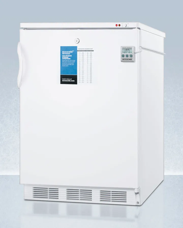 Accucold 24" Wide All-Freezer, ADA Compliant