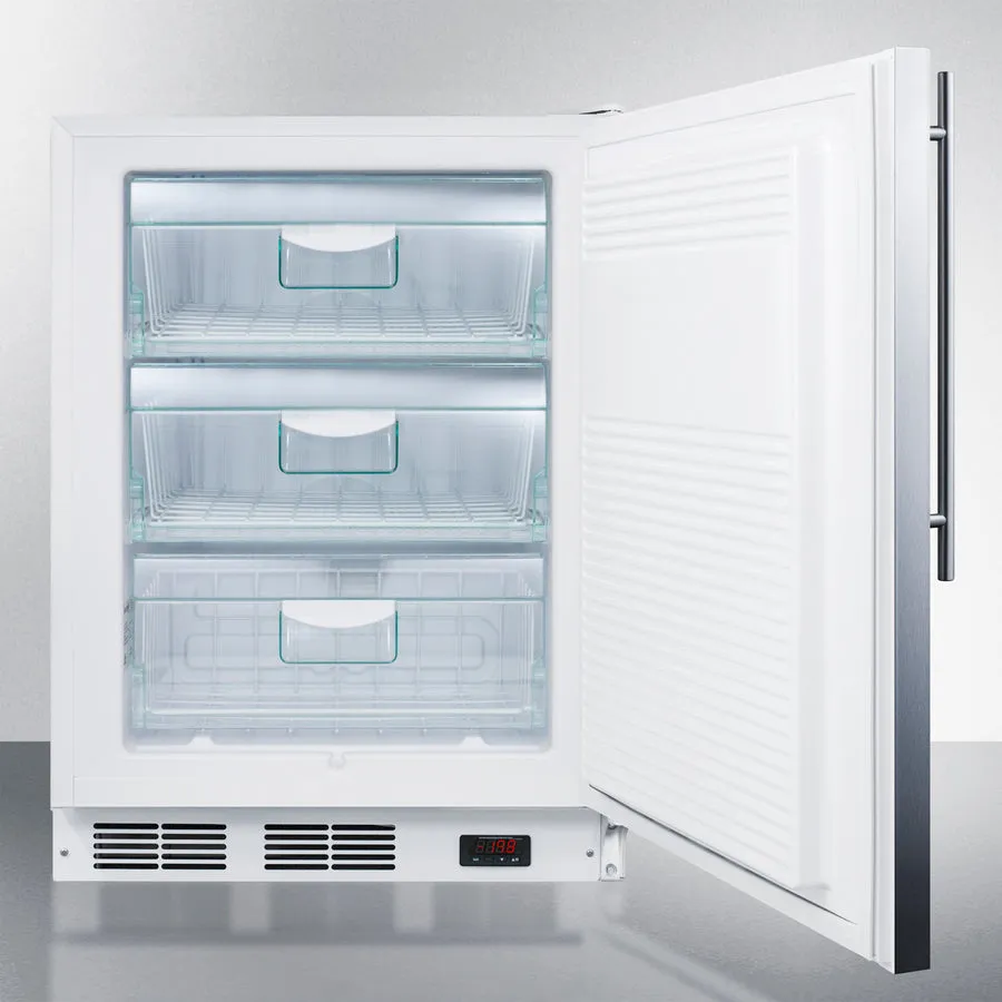 Accucold 24" Wide Built-In All-Freezer, ADA Compliant