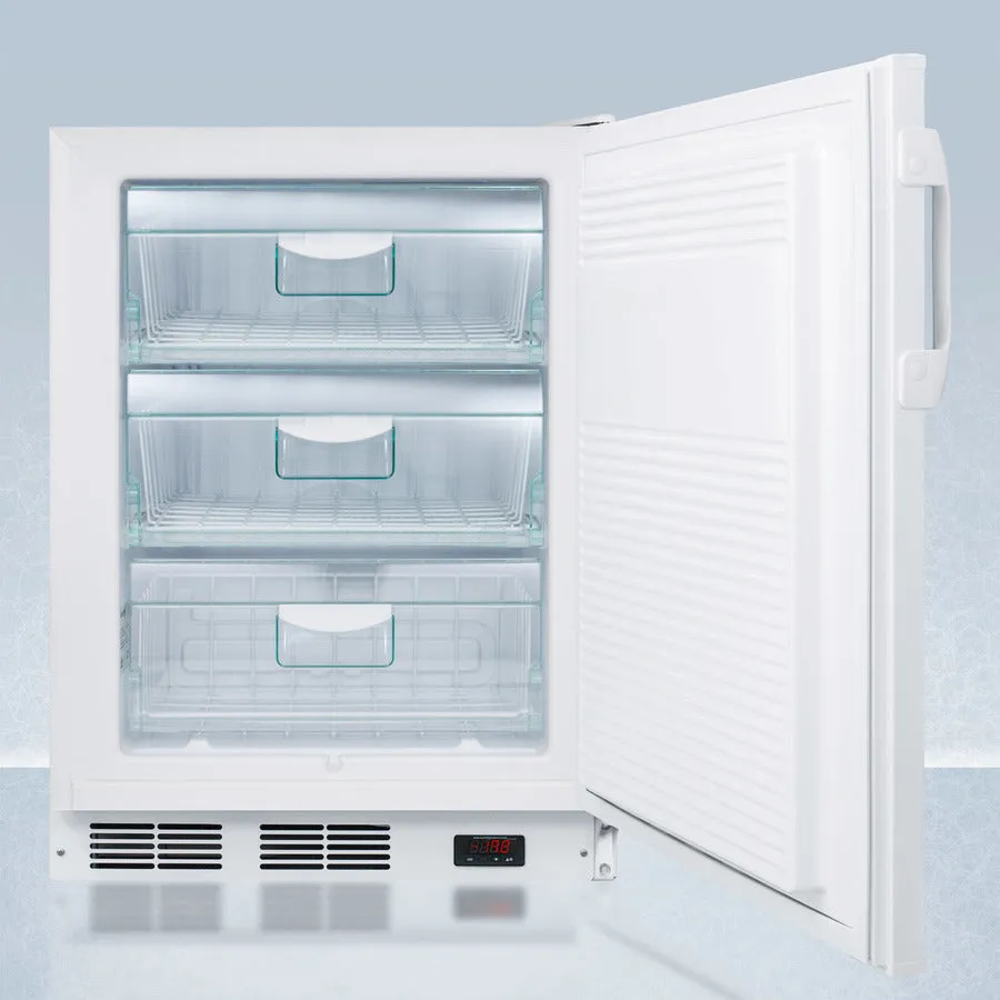 Accucold 24" Wide Built-In All-Freezer, ADA Compliant