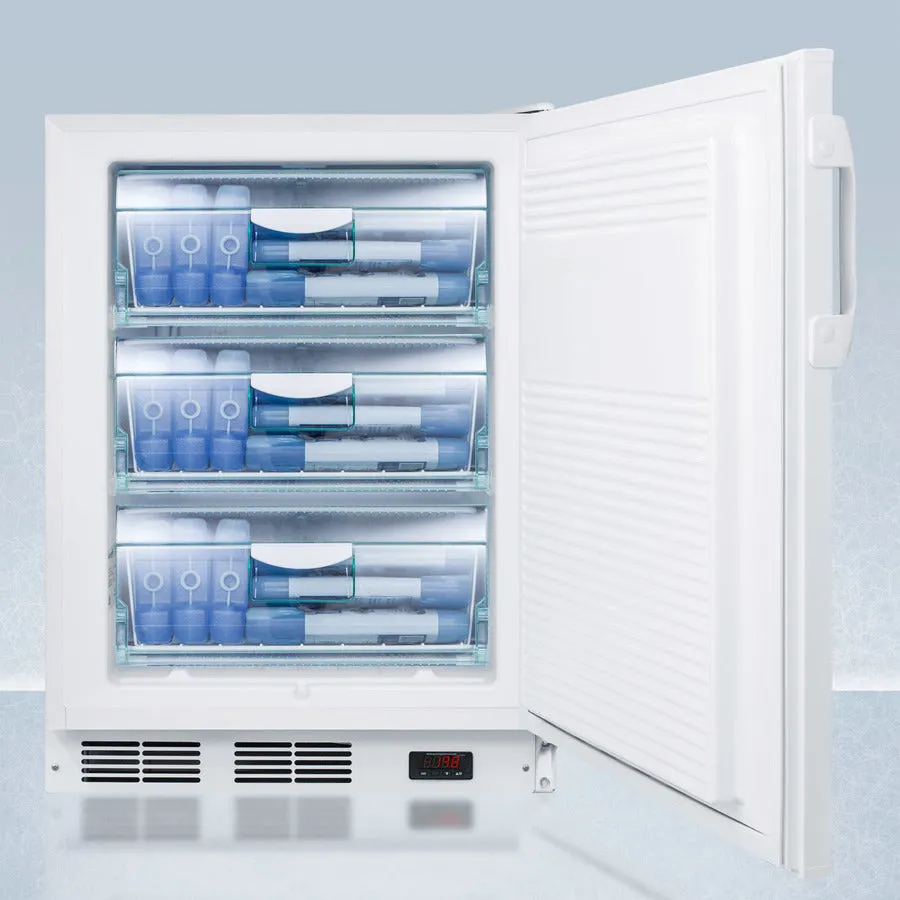 Accucold 24" Wide Built-In All-Freezer, ADA Compliant