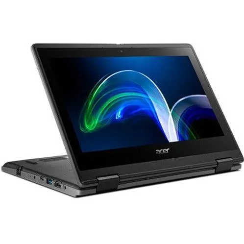 Acer Travelmate Spin B3 Tmb311Rn-32-C6Zx Hybrid (2-In-1) 29.5 Cm (11.6") Touchscreen Hd Intel® Celeron® N 4 Gb Ddr4-Sdram 128 Gb Flash Wi-Fi 6 (802.11Ax) Windows 10 Pro Black