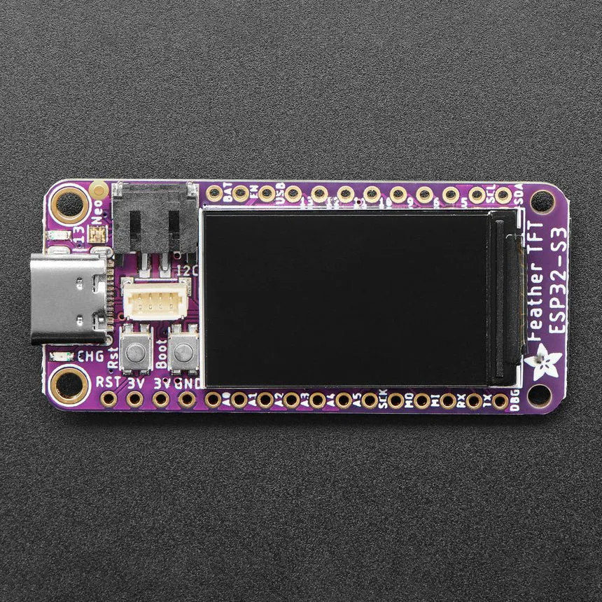 Adafruit ESP32-S3 TFT Feather (4MB Flash/2MB PSRAM)