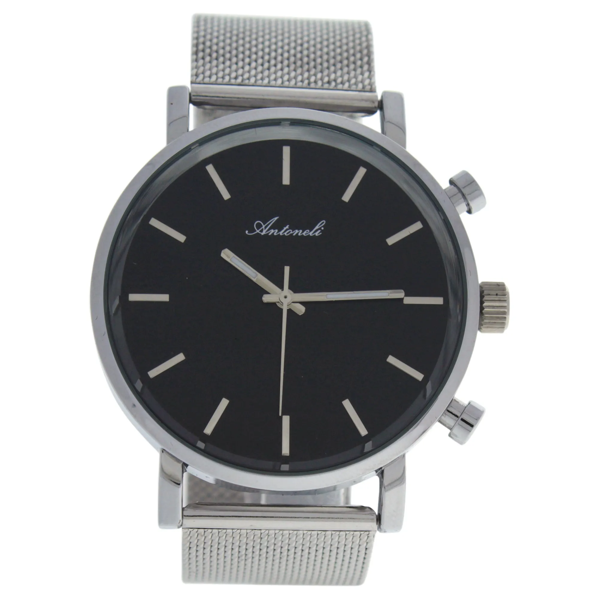 AG6182-06 Silver Stainless Steel Mesh Bracelet Watch