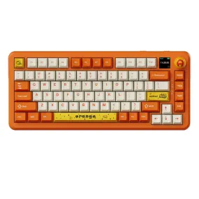 Ajazz AK820 MAX Orange-White Mechanical keyboard RGB With Screen Wired&Wireless(Avocado switch)