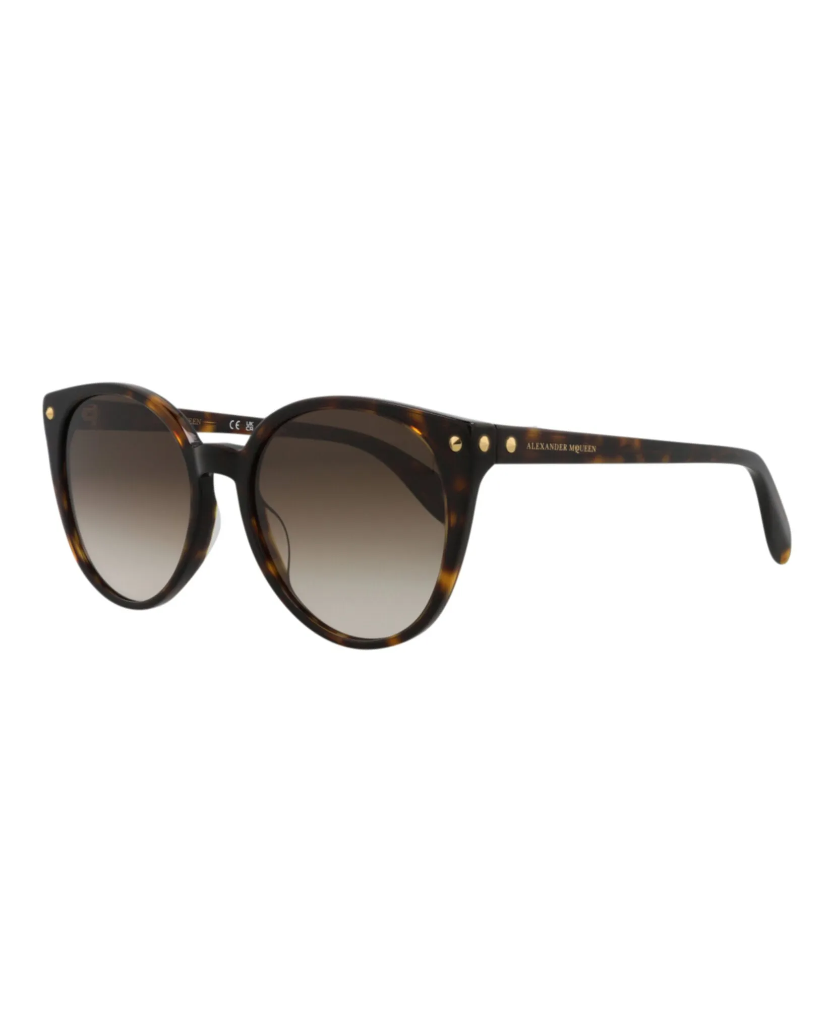 Alexander McQueen Round-Frame Acetate Sunglasses, Style #  AM0130S-30002577002