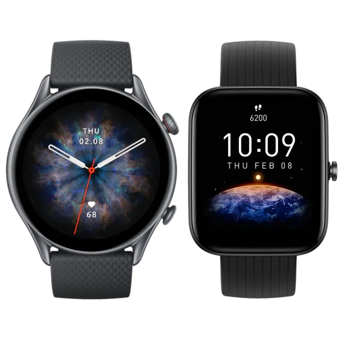 Amazfit Bip 3 and Amazfit GTR 3 Pro