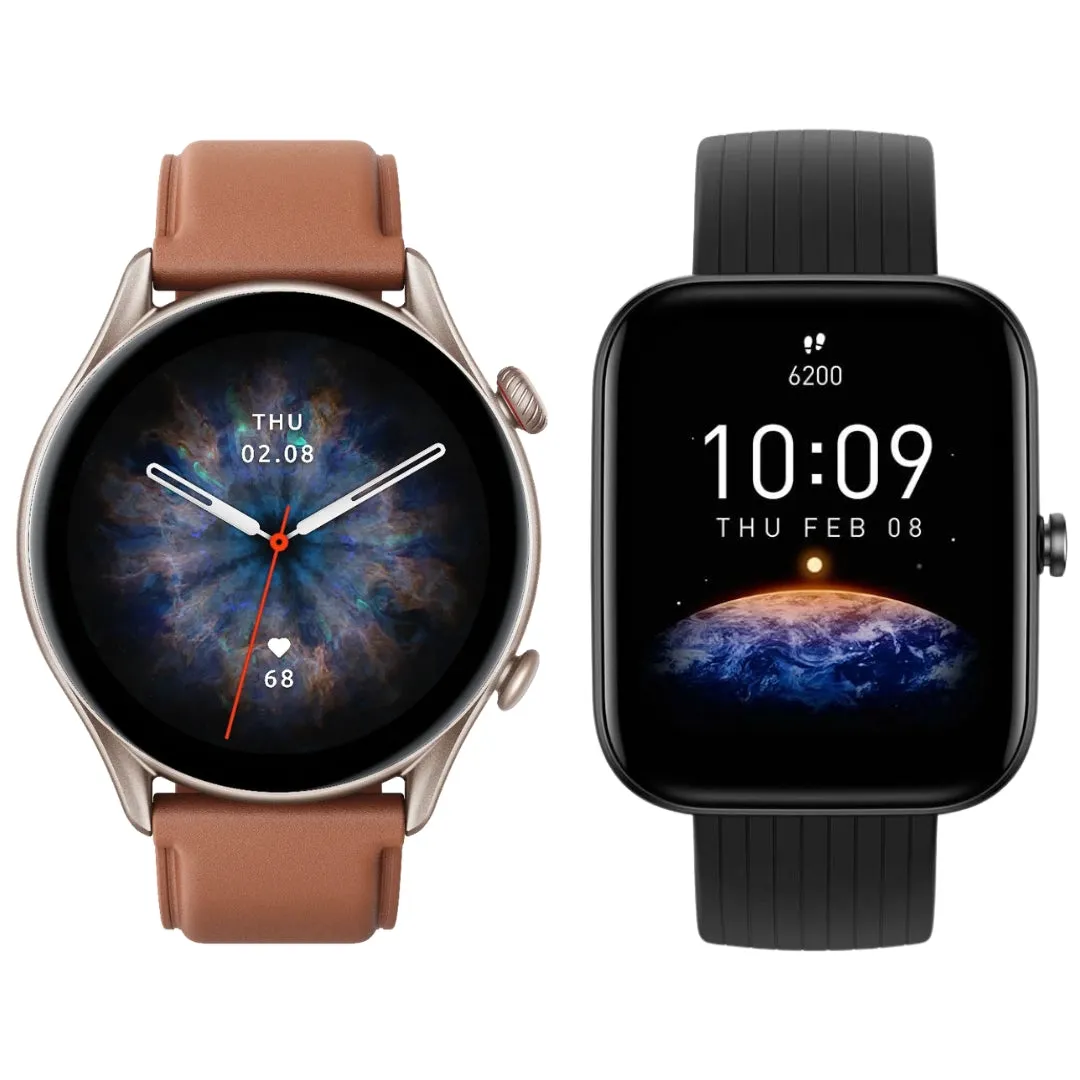 Amazfit Bip 3 and Amazfit GTR 3 Pro