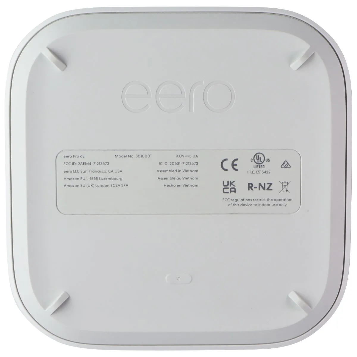 Amazon eero Pro 6E Dual-Band Mesh Wi-Fi 6 Routers (2-Pack) - White (S010001)