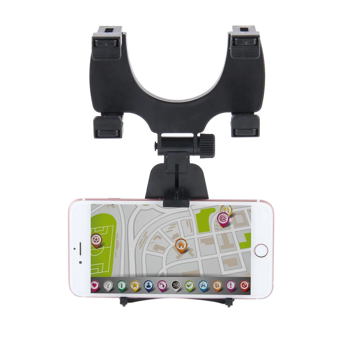 AMZER Universal Car Mount Holder Smartphone Stand Rear-view Mirror Holder Bracket for 3.5-5.0 inch Mobile Phone