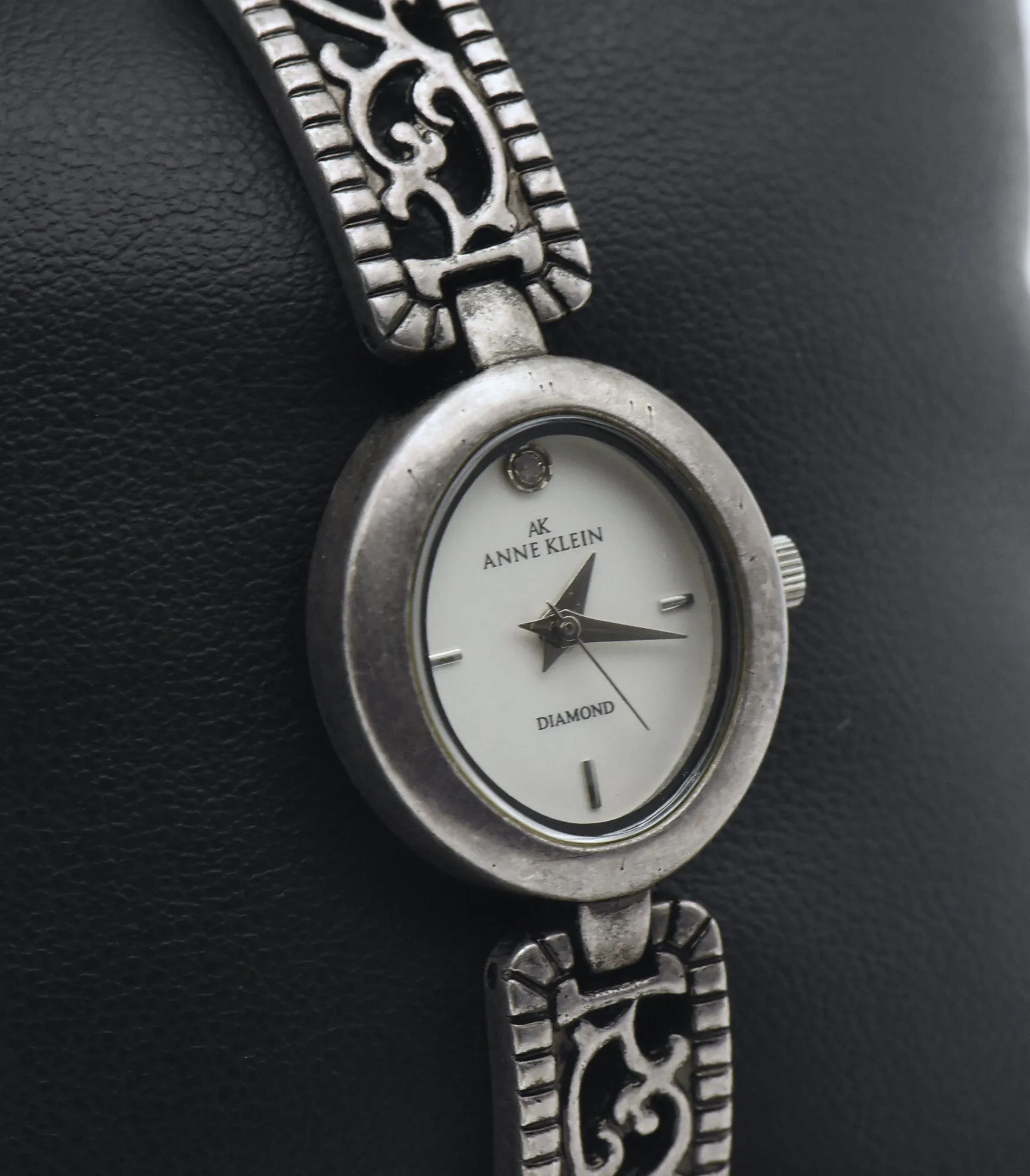 Anne Klein - Vintage Diamond Quartz Movement Wristwatch