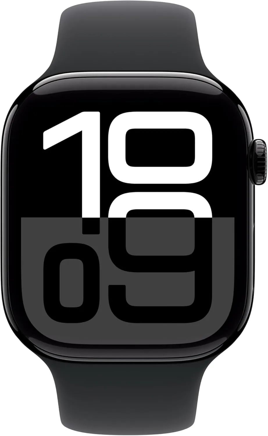 Apple Watch Series 10 GPS   Cellular 46mm - Jet Black Aluminium Case, Black Sport Band (M/L), Fitness Tracker, ECG, Always-On Display, Water Resistant