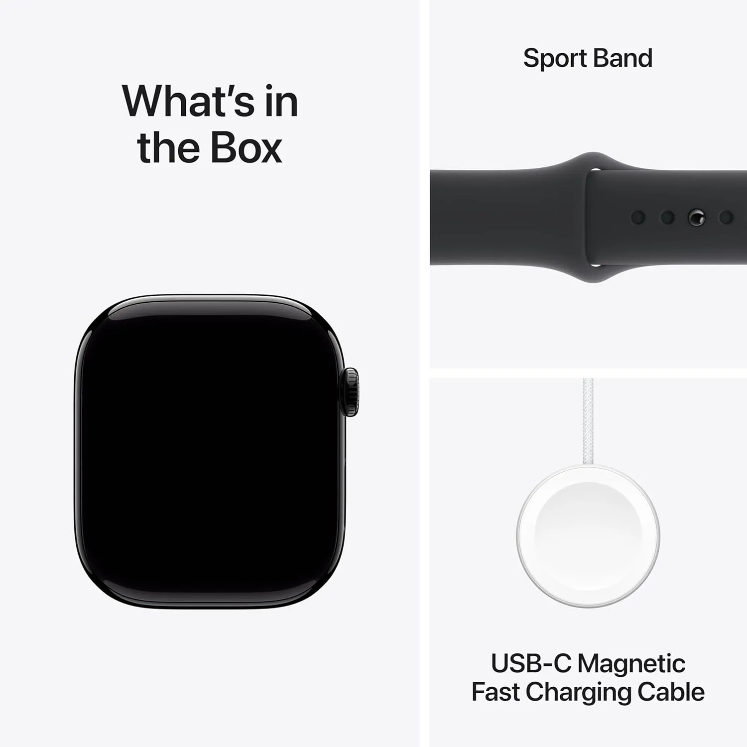 Apple Watch Series 10 GPS   Cellular 46mm - Jet Black Aluminium Case, Black Sport Band (M/L), Fitness Tracker, ECG, Always-On Display, Water Resistant