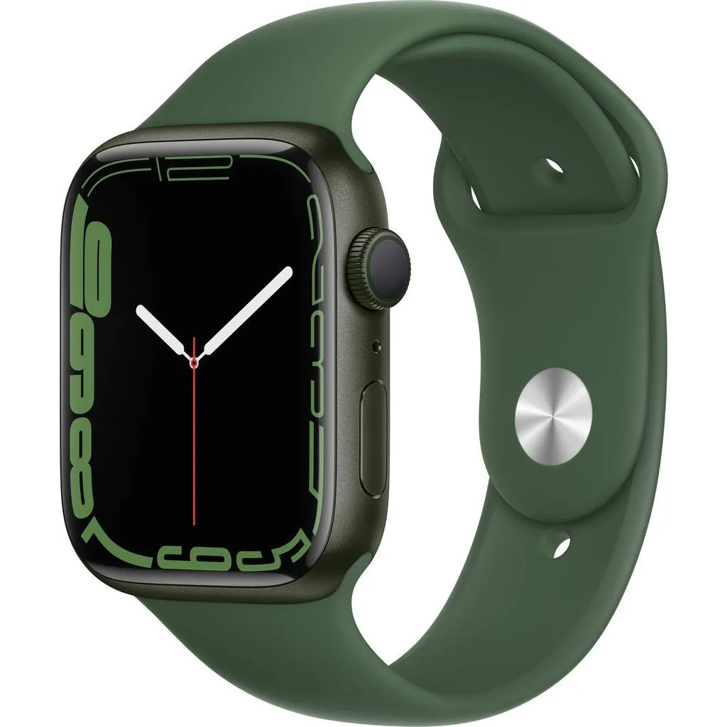 Apple Watch Series 7 (2021) GPS   Cellular 45 mm - Aluminium Vert - Bracelet sport Vert