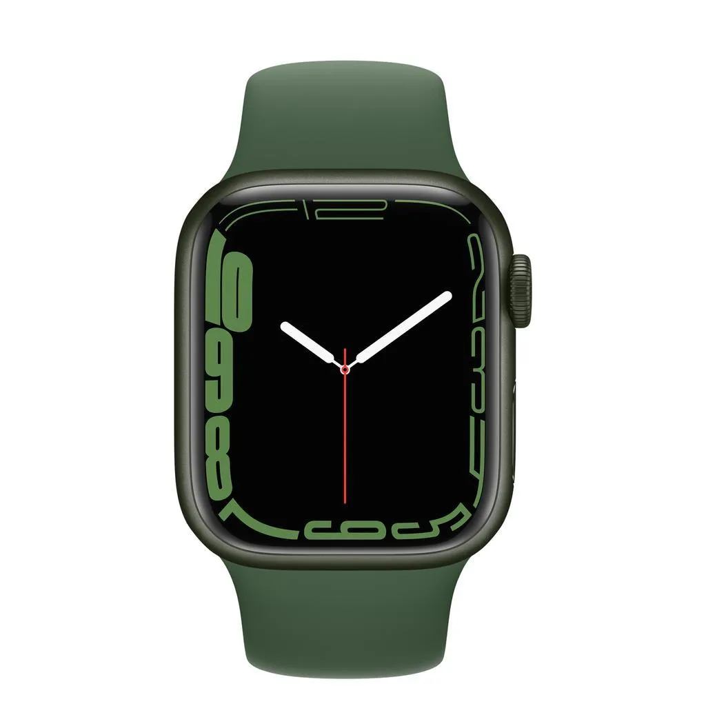 Apple Watch Series 7 (2021) GPS   Cellular 45 mm - Aluminium Vert - Bracelet sport Vert