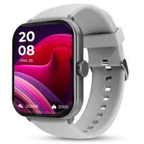 beatXP Marv Super Smart Watch| 2.0" HD Display | Ezy Pair Bluetooth Calling | AI Voice Assitance | Upto 7 Day Battery | 200  Watchfaces | 100  Sports Modes | SpO2 | Sleep Monitoring (Ice Silver)