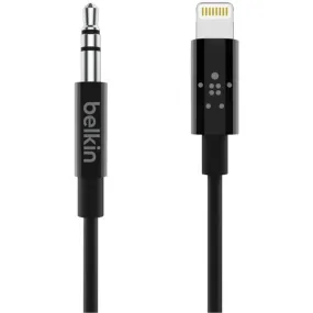 Belkin AV10172bt06-BLK 3.5mm to Lightning Audio Cable (6ft)