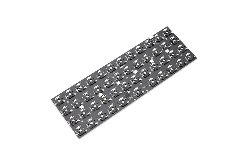 bm40 rgb 40% hot swap Custom Mechanical Keyboard PCB qmk underglow type c planck