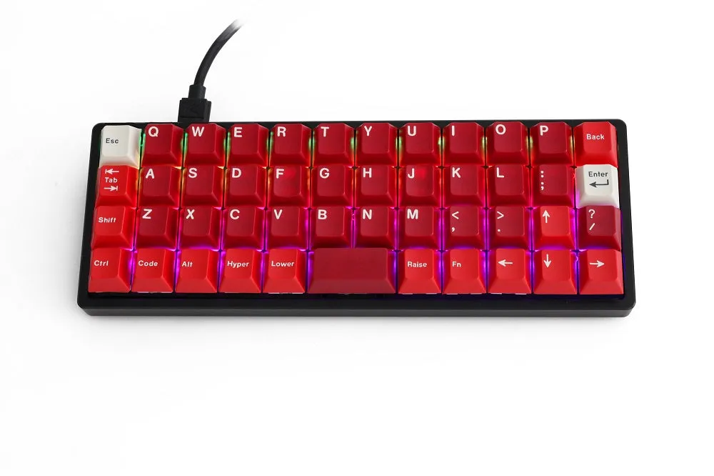 bm40 rgb 40% hot swap Custom Mechanical Keyboard PCB qmk underglow type c planck