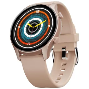 boAt Lunar Connect Plus Smart Watch with 1.43" AMOLED Display, 2.5D Display, Advanced Bluetooth Calling 100 , Always on Display, 100  Watch Faces,Voice Assistant,IP68, HR & SpO2(Cherry Blossom)