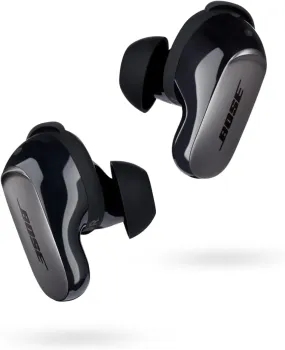 Bose Quiet Comfort Ultra Wireless Noise Cancelling Earbuds with Bluetooth & Spatial Audio, Black